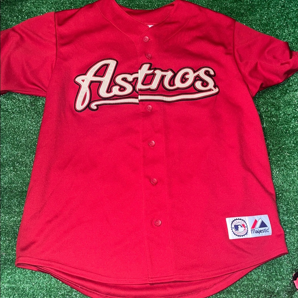 Vintage Majestic Houston Astros Jersey CLEMENS #22